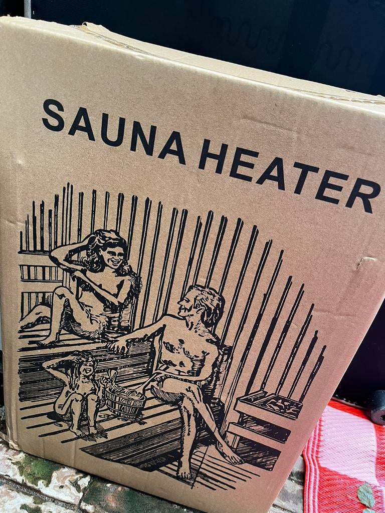 Sauna electrische heater met stenen en div toebehoren, Ophalen, Nieuw, Fins of Traditioneel, Onderdelen