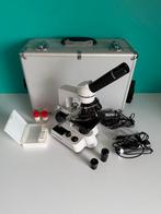 Bresser Erudit Microscoop oplaadbaar met Koffer, Audio, Tv en Foto, Optische apparatuur | Microscopen, Ophalen of Verzenden, Gebruikt