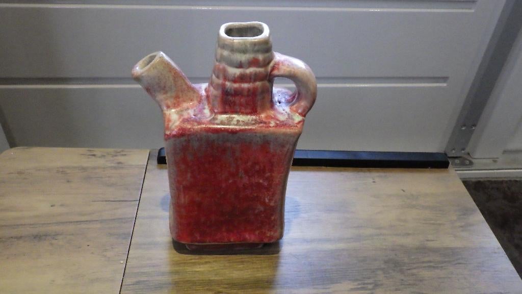 mooie retro Veste vaas, Huis en Inrichting, Gebruikt, Overige kleuren, Aardewerk of Porselein, Ophalen of Verzenden