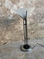 Jaren 80 Memphis Style tafellamp met glazen kap, Ophalen of Verzenden, Huis en Inrichting