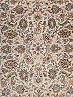 Handgeknoopt oosters wol Kashan tapijt floral 248x345cm, Crème, Onbekend, 200 cm of meer, Ophalen of Verzenden