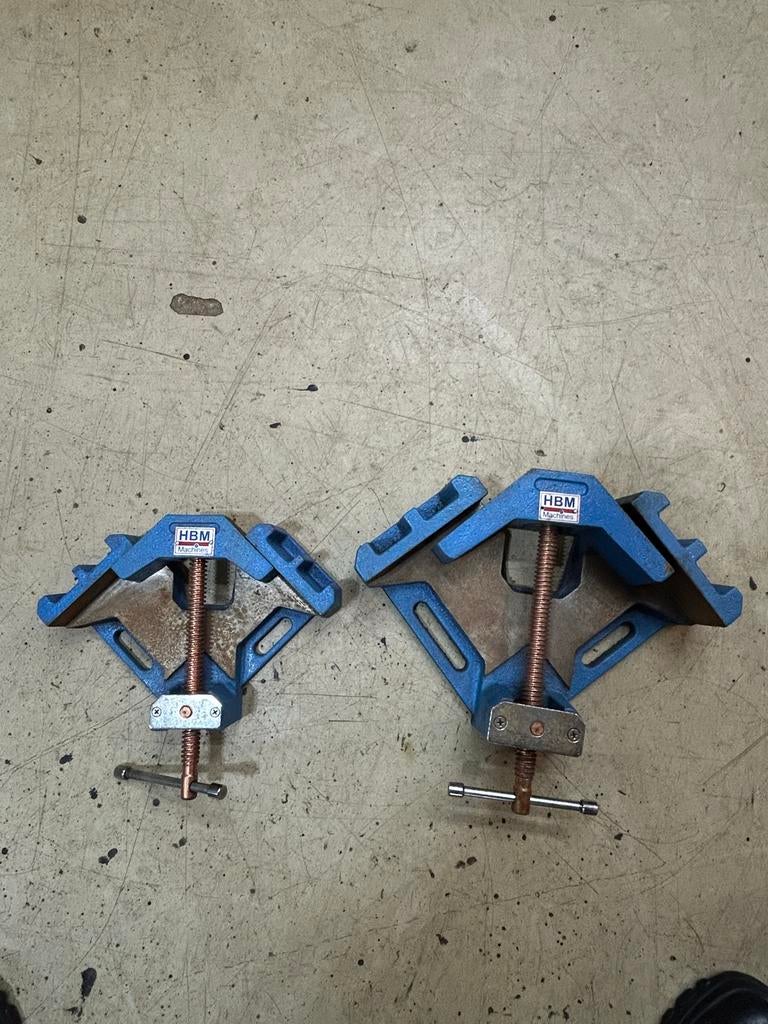 HBM Lasklemmen - Hoeklas klemmen set (2 stuks), Ophalen, Gebruikt