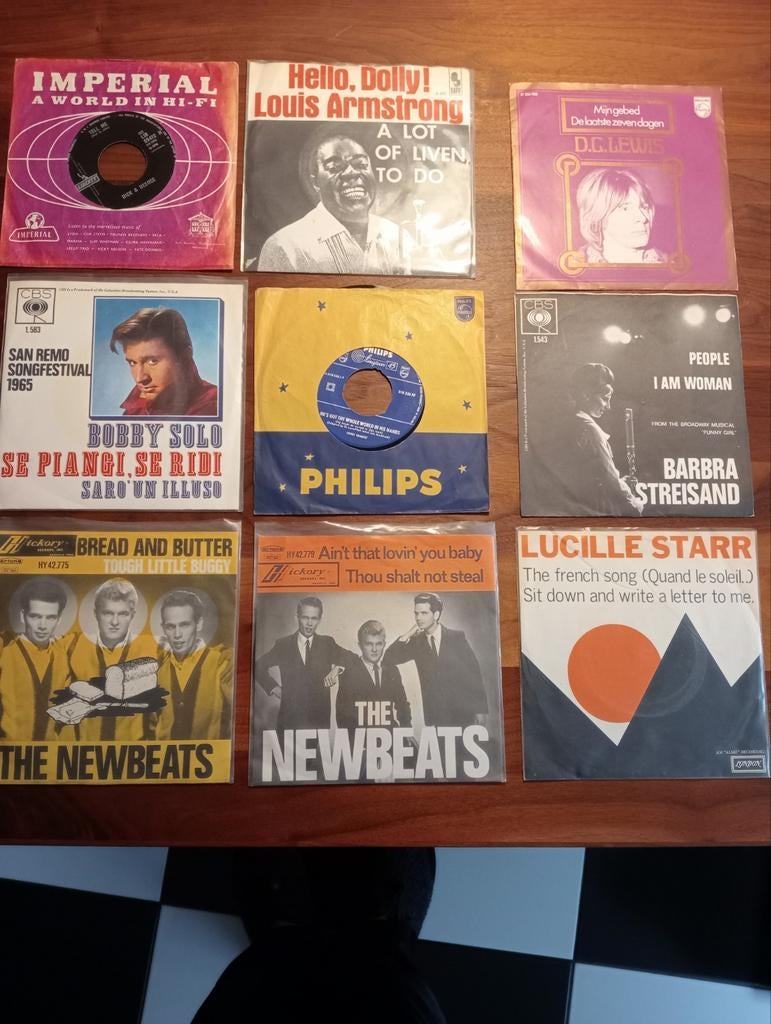 32 vinyl singles .45 toeren platen., Cd's en Dvd's, Vinyl Singles, Gebruikt, Ophalen of Verzenden
