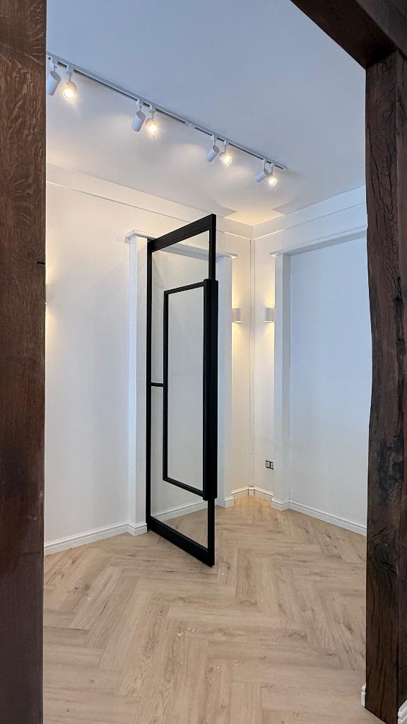 Stalen Taatsdeur 930x2600mm van 1395,- voor 1095,-, 80 tot 100 cm, 215 cm of meer, Binnendeur, Nieuw