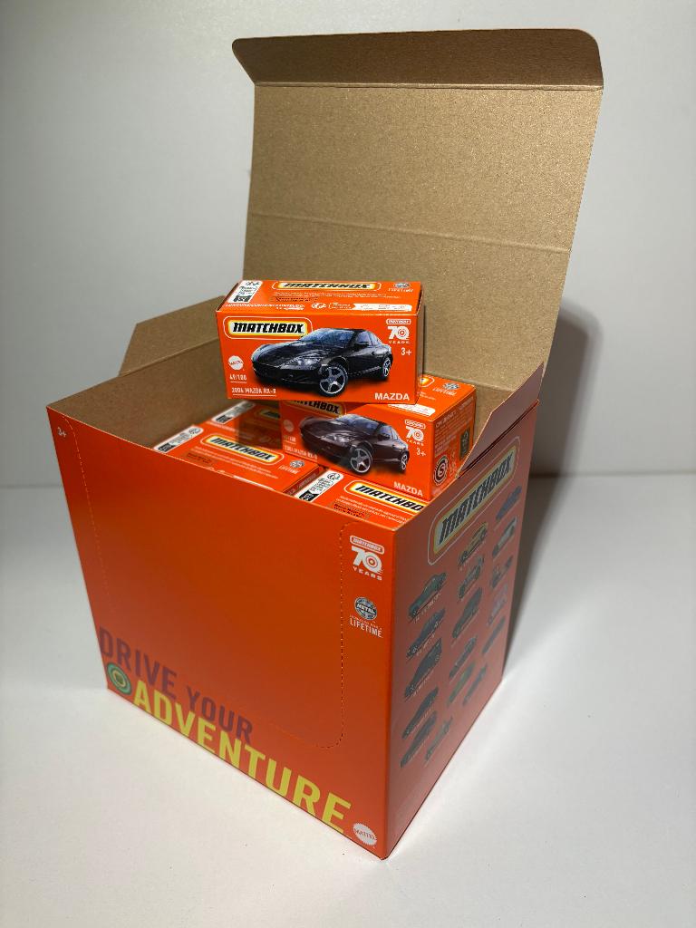 Matchbox Power Grabs - Pack incl. 20x #49 2004 Mazda RX-8, Hobby en Vrije tijd, Modelauto's | Overige schalen, Verzenden, Nieuw