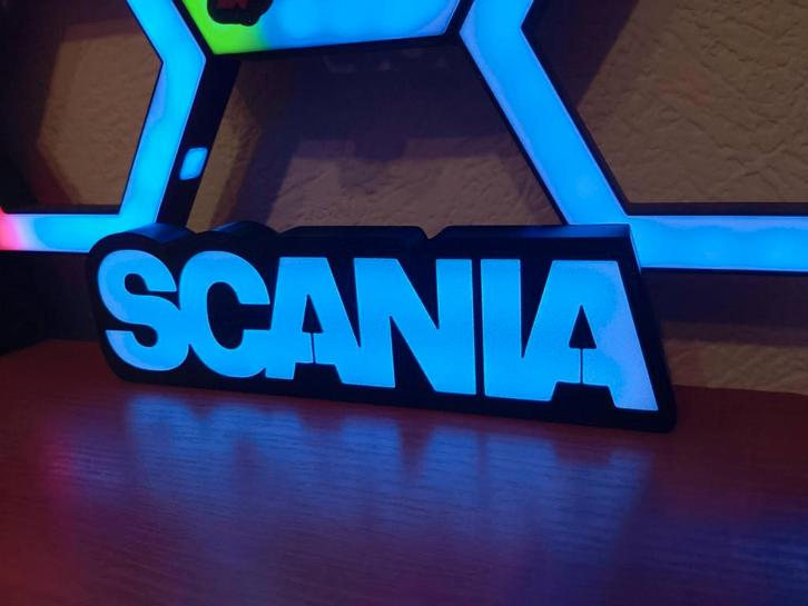 Scania lamp, Scania Lightbox, Huis en Inrichting, Lampen | Tafellampen, Nieuw, Minder dan 50 cm, Ophalen of Verzenden