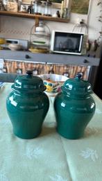 Set aardewerken potten, Huis en Inrichting, Keuken | Potten en Pannen, Ophalen of Verzenden, Zo goed als nieuw, Overige materialen