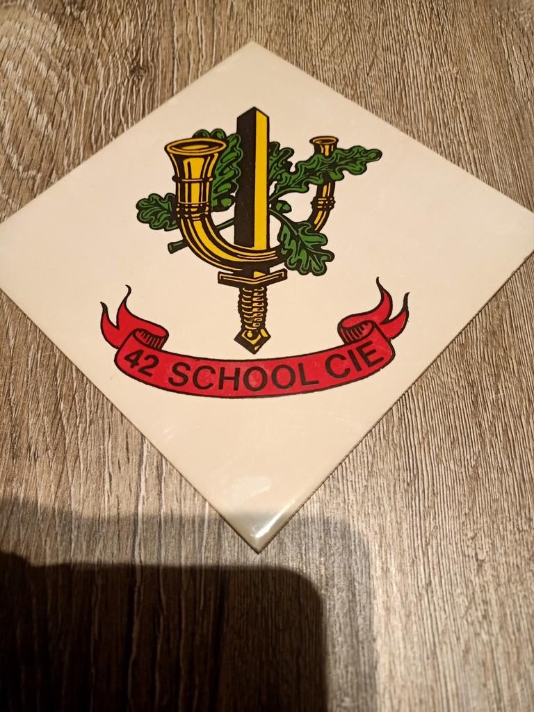 Militair Embleem, Wandschild, Limburgse Jagers, Verzamelen, Ophalen of Verzenden, Landmacht, Nederland, Embleem of Badge