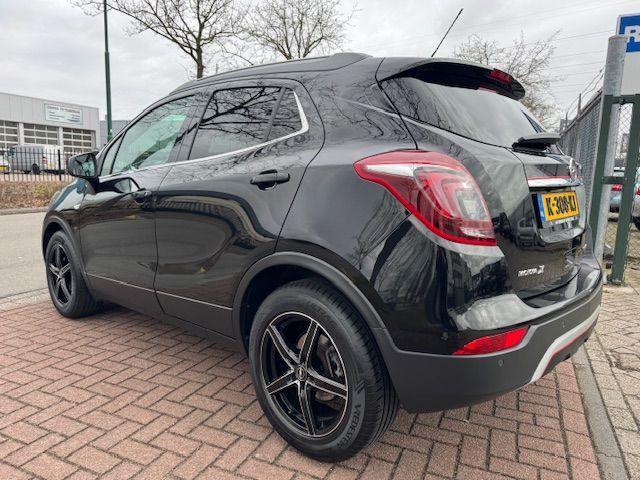 Opel Mokka X 1.4 140pk Turbo Innovation Airco,Navigatie,Came, Auto's, Opel, Voorwielaandrijving, Gebruikt, Leder en Stof, Zwart