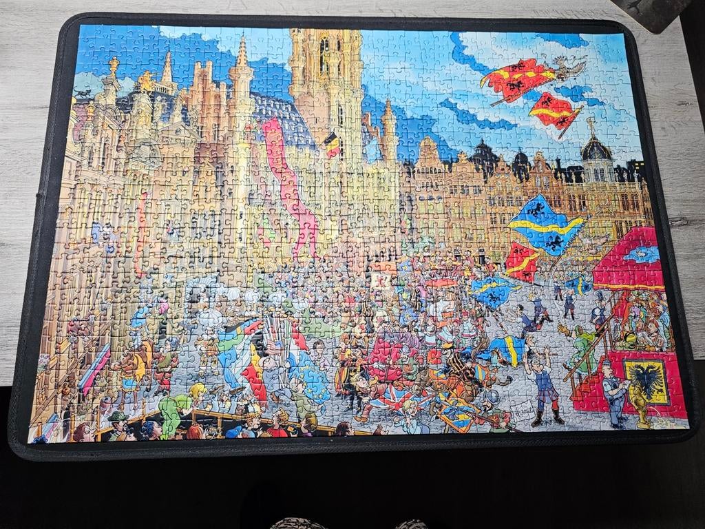 Ravensburger puzzel 1000 stukjes Brussel, Ophalen of Verzenden, 500 t/m 1500 stukjes, Zo goed als nieuw