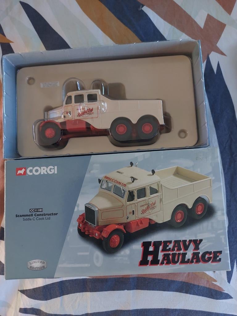 Corgi Scammell Constructor Siddie C Cook Ltd Limited Edition, Overige merken, 1:32 tot 1:50, Nieuw, Ophalen of Verzenden