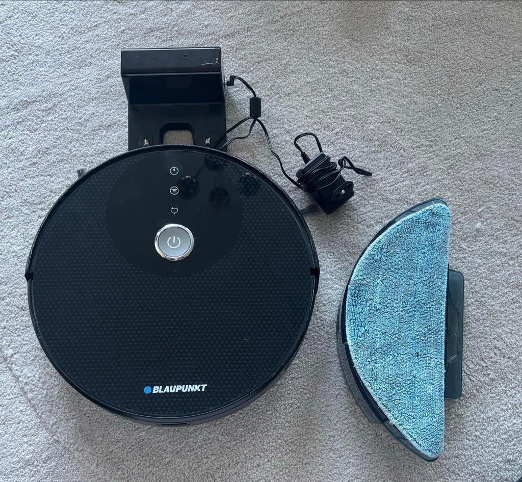 Blaupunkt robotstofzuiger met dweilfunctie, Ophalen of Verzenden, Gebruikt, Reservoir, Robotstofzuiger