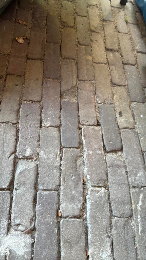 Te koop gebakken klinkers voor terras of oprit, Tuin en Terras, Tegels en Klinkers, Ophalen, Klinkers, Zo goed als nieuw, 10 m² of meer