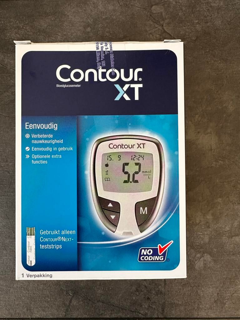 Contour XT Bloedglucosemeter NIEUW- Eenvoudig en Nauwkeurig, Ophalen of Verzenden, Nieuw, Overige typen