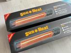 Infrarood heaters 2000W, 2 stuks. Nieuw, low glare!, Waterbestendig, Nieuw, Wand, Ophalen
