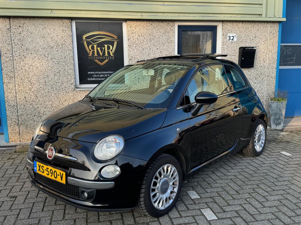 Fiat 500 1.2 PANORAMADAK NIEUWE APK 1.2 Pop (bj 2008), Voorwielaandrijving, Stof, Gebruikt, 1242 cc