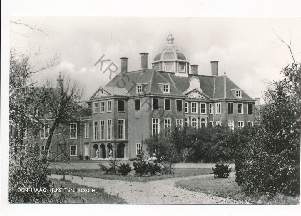 Den Haag - Huis Ten Bosch [KRST003-5286, Verzenden, 1940 tot 1960, Ongelopen, Zuid-Holland