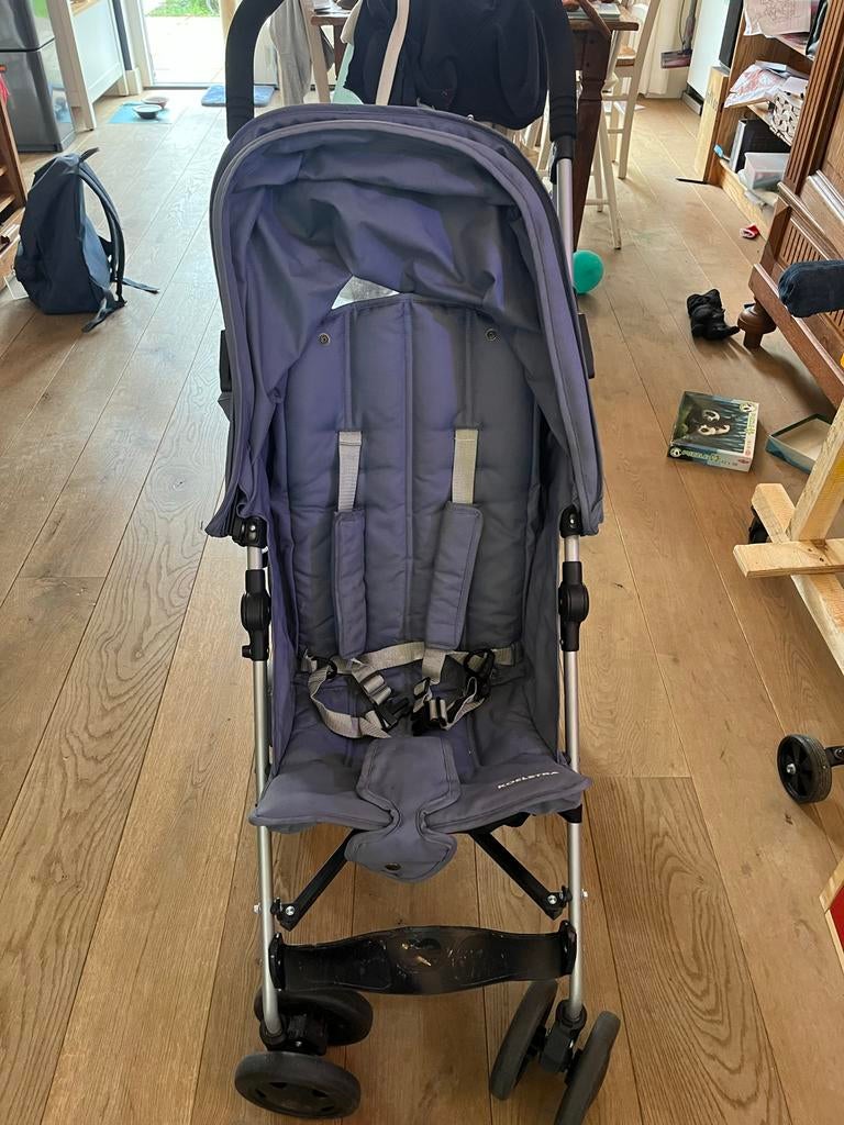 Koelstra blauwe buggy - Compact en handig, Ophalen, Gebruikt, Koelstra, Verstelbare rugleuning