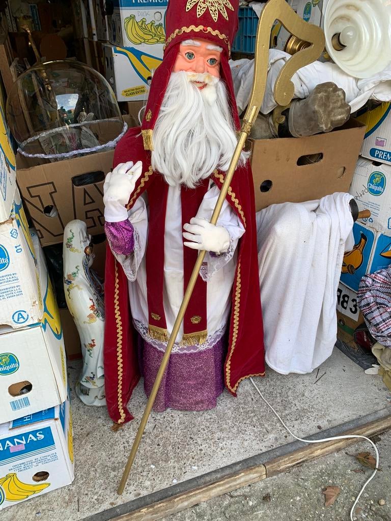 Mechanische etalage sinterklaas, Diversen, Sinterklaas, T, Ophalen of Verzenden, Zo goed als nieuw, N