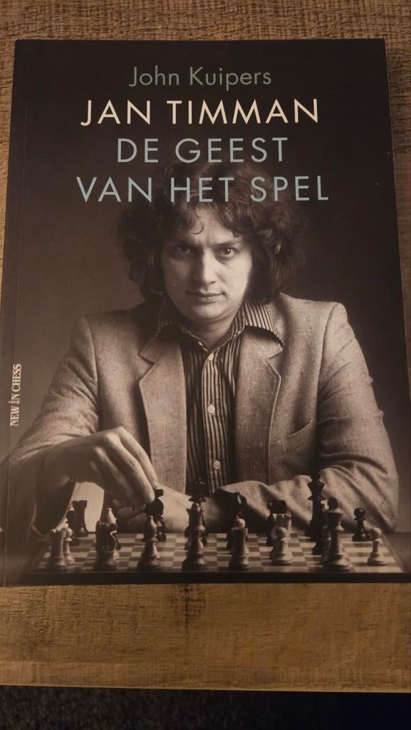 Jan Timman: De Geest van het Spel - Schaakbiografie, Boeken, Ophalen of Verzenden, Zo goed als nieuw, John Kuipers, Denksport