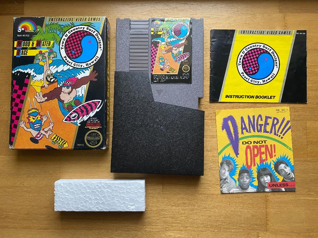 Wood & water rage nes usa, Spelcomputers en Games, Games | Nintendo NES, Zo goed als nieuw, Avontuur en Actie, 1 speler, Vanaf 3 jaar