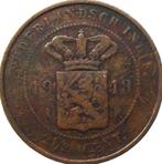 Nederlands-Indië 2,5 cent 1913, Ophalen of Verzenden, Zuidoost-Azië, Losse munt