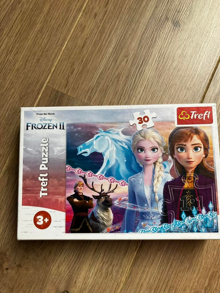 Frozen puzzel 30 stuks, Ophalen of Verzenden, 10 tot 50 stukjes, Zo goed als nieuw, 4 tot 6 jaar