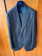 Pak van Society Shop met lichtblauwe krijtstreep maat 50, Kleding | Heren, Kostuums en Colberts, Ophalen of Verzenden, Zo goed als nieuw