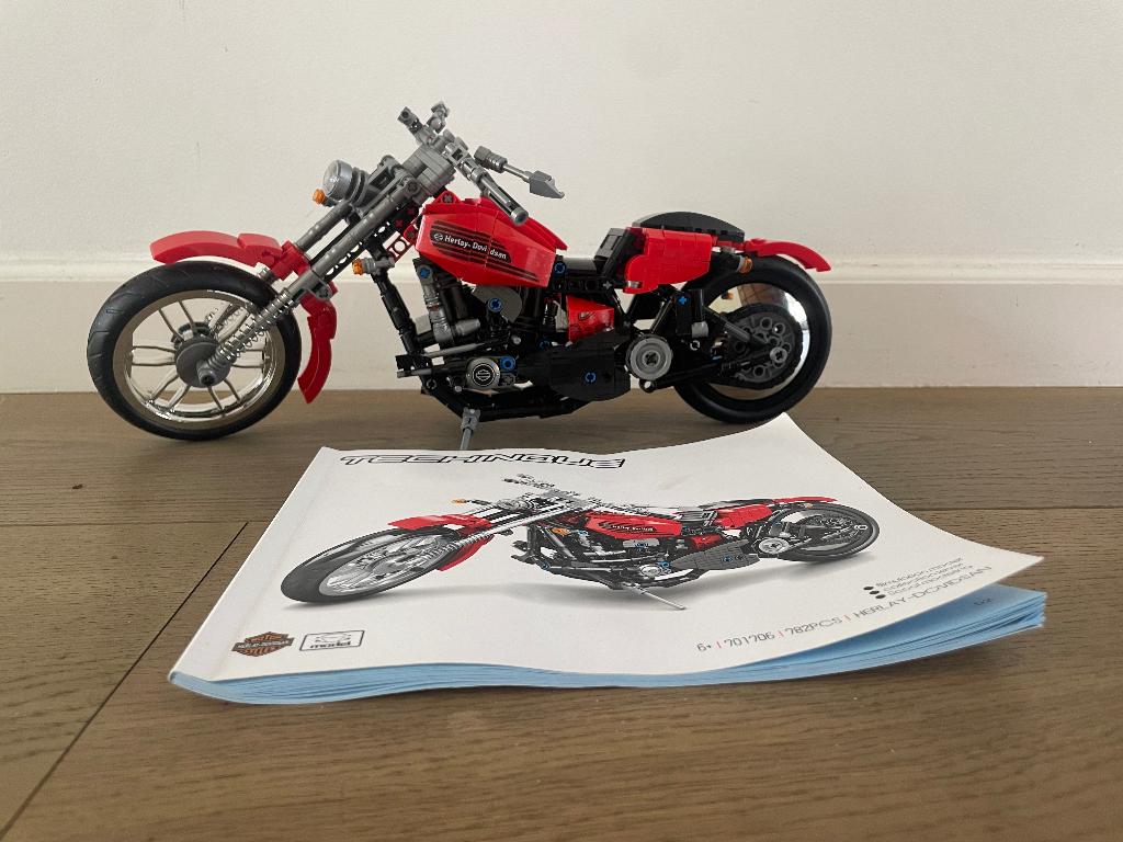 Harley Motor Bricks (782 pcs - imitatie Lego), Compleet, Ophalen of Verzenden, Zo goed als nieuw, Technic