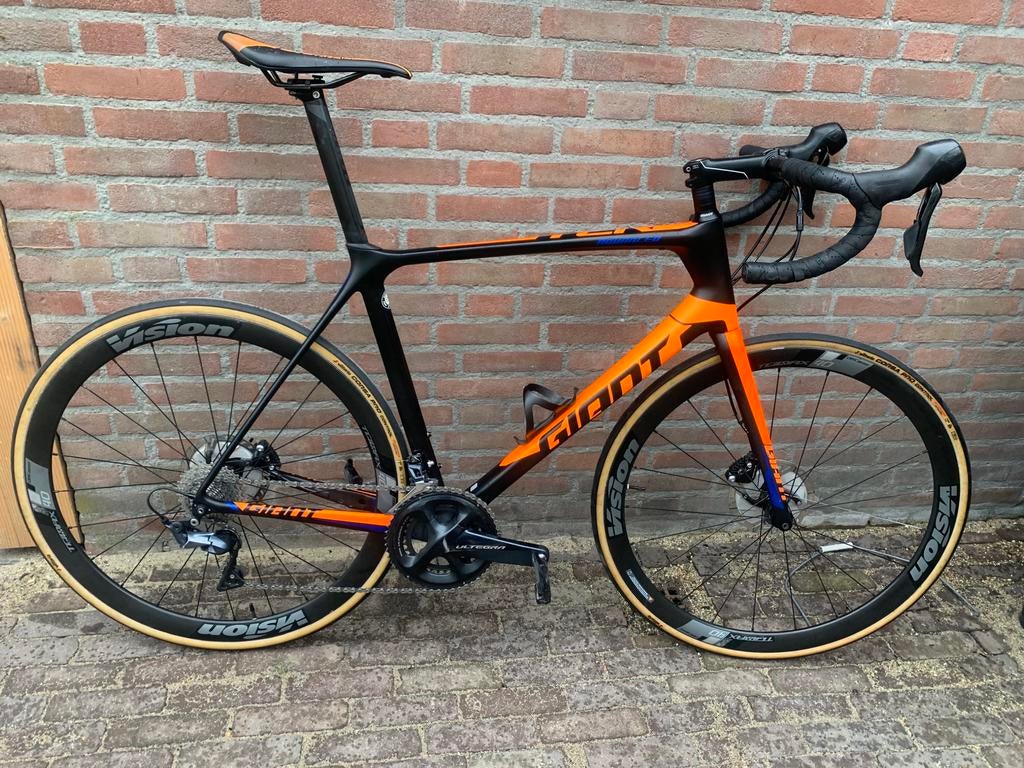 Giant tcr advanced L disc, Ophalen, Carbon, Giant, Zo goed als nieuw