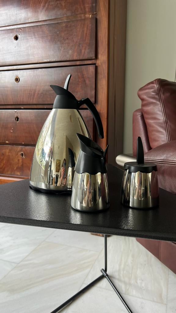 Thermoskan met suikerpot en melkkannetje. (Menu), Huis en Inrichting, Overige materialen, Overige typen, Ophalen of Verzenden