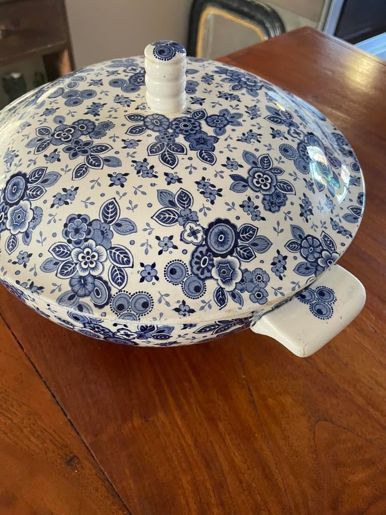 Schaal met deksel Societe Ceramique maestricht “beatrix”, Antiek en Kunst, Ophalen of Verzenden