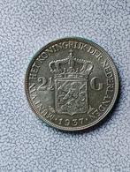 Nederland 2,5 gulden 1937, Postzegels en Munten, Munten | Nederland, Ophalen of Verzenden, Koningin Wilhelmina, 2½ gulden