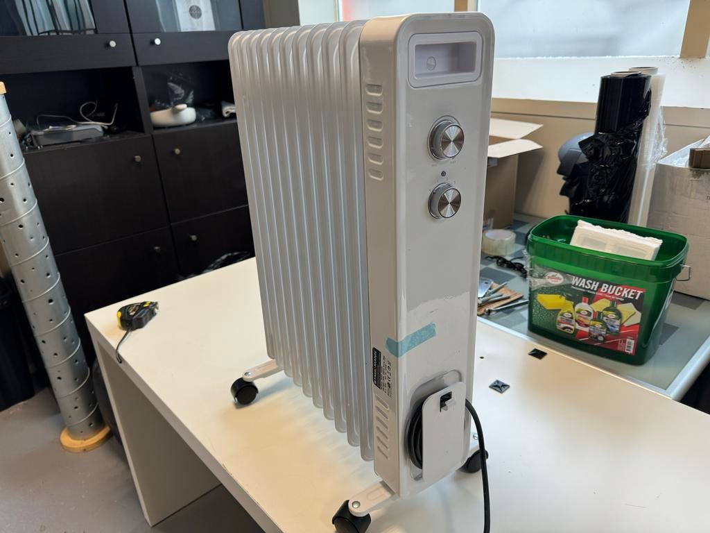 Stahlmann witte elektrische olie radiator 2500 watt, 30 tot 80 cm, Radiator, Nieuw, Minder dan 60 cm