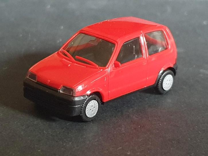 1:87 Fiat Cinquecento rood Herpa € 6 in OVP, Hobby en Vrije tijd, Modelauto's | 1:87, Zo goed als nieuw, Auto, Herpa, Verzenden