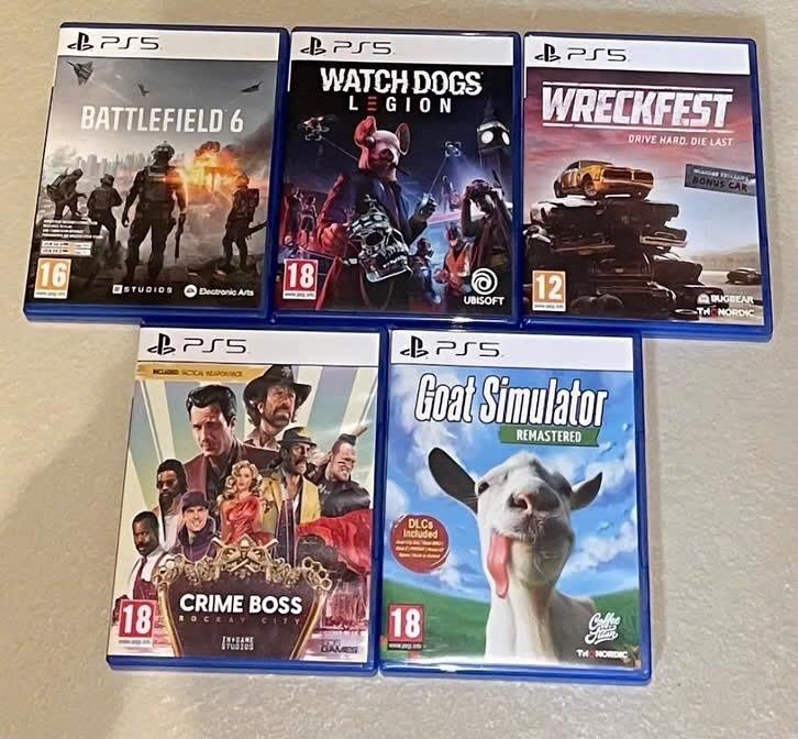 5 x Games PlayStation 5 Nieuw, Ophalen of Verzenden, Nieuw