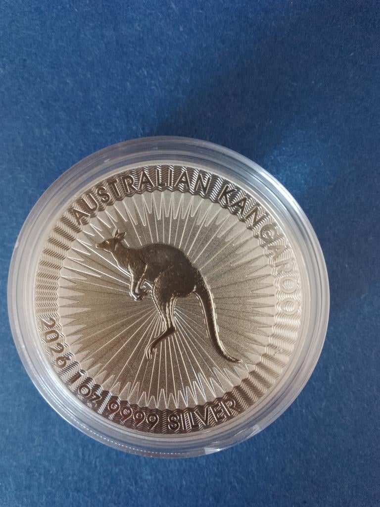 Kangaroo 2026 1 oz zilver, Ophalen of Verzenden, Zilver