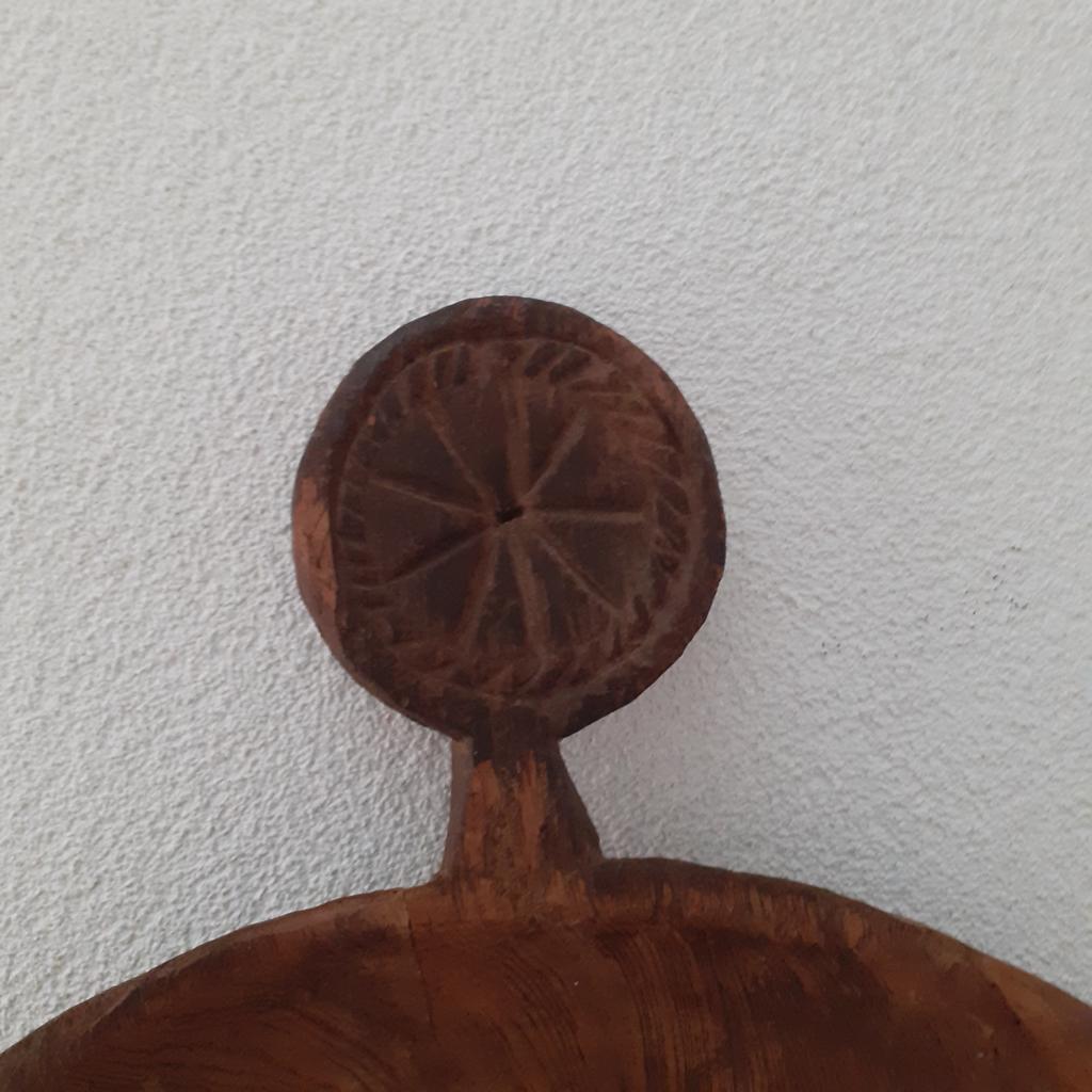 houten schaal groot, Antiek en Kunst, Antiek | Schalen, Ophalen of Verzenden