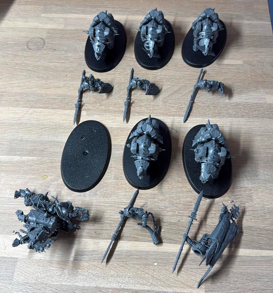 Warhammer Daemons Of Khorne Skullcrushers 6x #1, Ophalen of Verzenden, Zo goed als nieuw, Warhammer