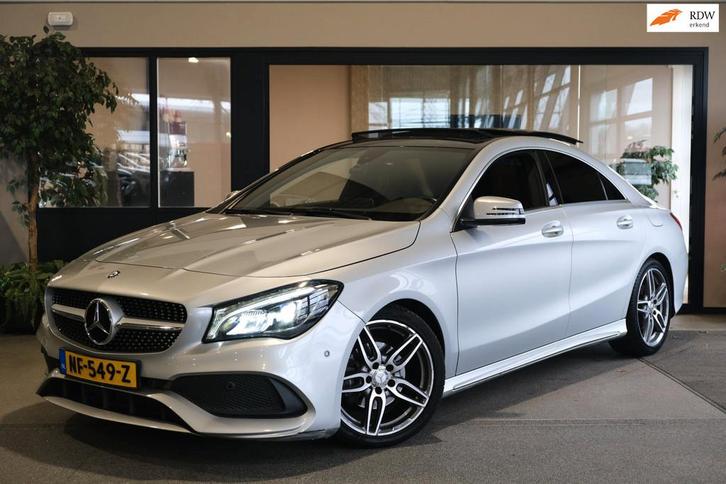 Mercedes-Benz CLA 200 AMG AUT Pano Xenon Leder Cam, Auto's, Mercedes-Benz, Bedrijf, Te koop, CLA, ABS, Achteruitrijcamera, Airbags