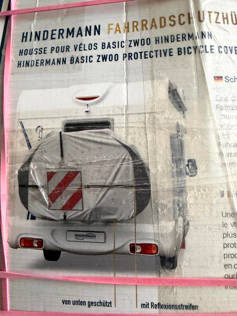 Tweefietsencover/fietshoes op fietsaanhanger, Ophalen of Verzenden, Zo goed als nieuw