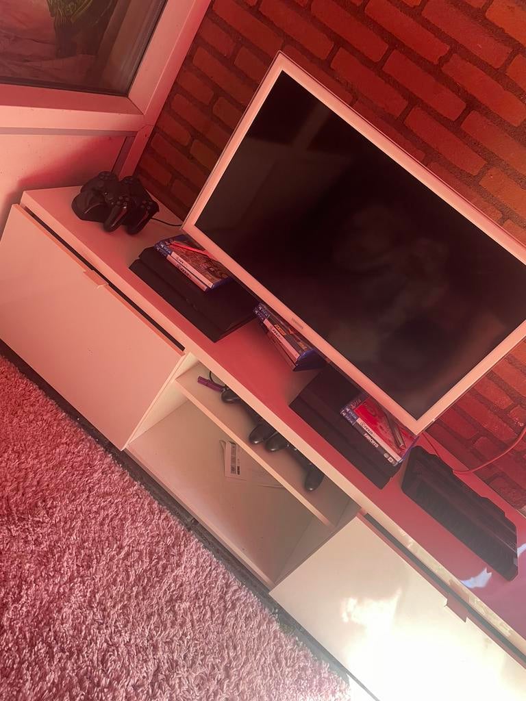 Gaming setup, Ophalen of Verzenden, Zo goed als nieuw, Met 2 controllers, Slim