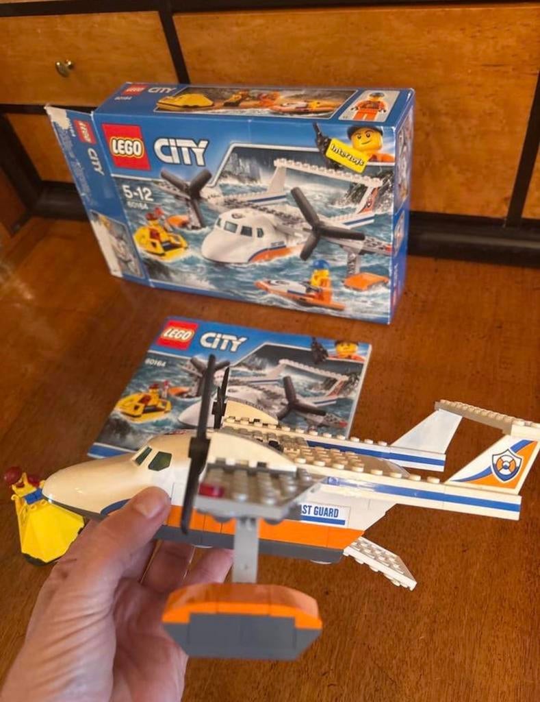 Lego City 60164 Zeereddingsvliegtuig (bijna compleet), Kinderen en Baby's, Speelgoed | Duplo en Lego, Lego, Ophalen of Verzenden