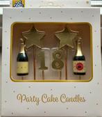 Taartkaarsen 18 jaar - Party Cake Candles, Ophalen of Verzenden, Nieuw, Versiering, Verjaardag