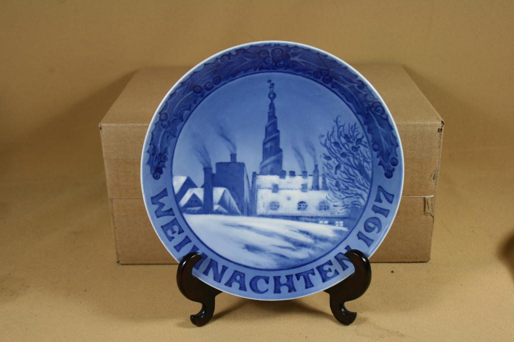 Royal Copenhagen kerstbord Weihnachten 1917, Antiek en Kunst, Antiek | Wandborden en Tegels, Ophalen of Verzenden