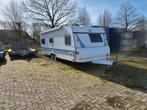 Ruime Hobby dubbelasser caravan - Ideaal voor groot gezin, Caravans en Kamperen, Rondzit, Hobby, 7 tot 8 meter, Particulier