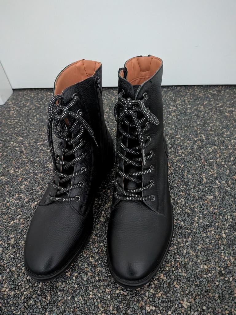 5 TH Avenue leren Boots zwart 40, 5 TH Avenue, Zwart, Overige typen, Ophalen of Verzenden