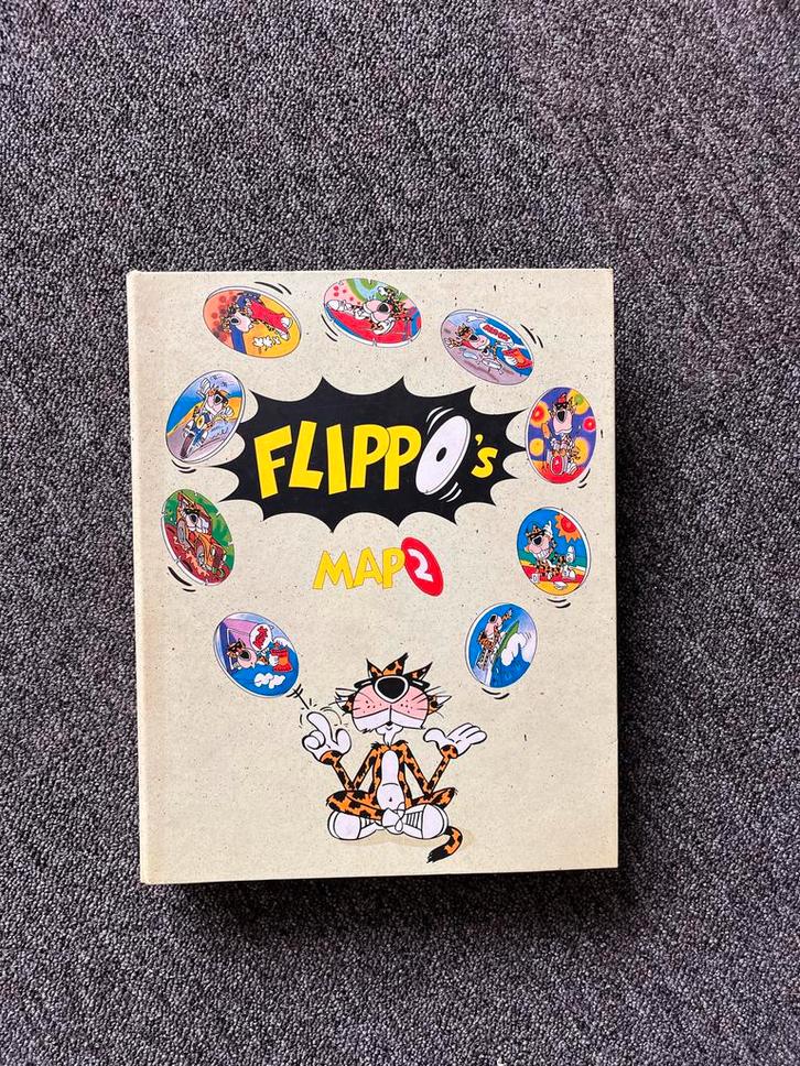 Flippo 2 map, niet compleet, Verzamelen, Flippo's, Map, Album of Poster, Looney Tunes, Met verzamelmap(pen), Ophalen