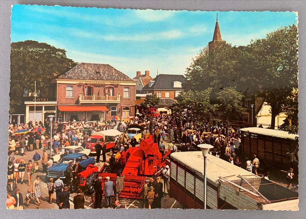 Texel, Den Burg Schapenmarkt, Verzenden, 1960 tot 1980, Gelopen, Noord-Holland