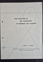 Fokker boekje, The Function of Air-Transport 1966 (BK591), Ophalen of Verzenden, Gebruikt, Boek of Tijdschrift